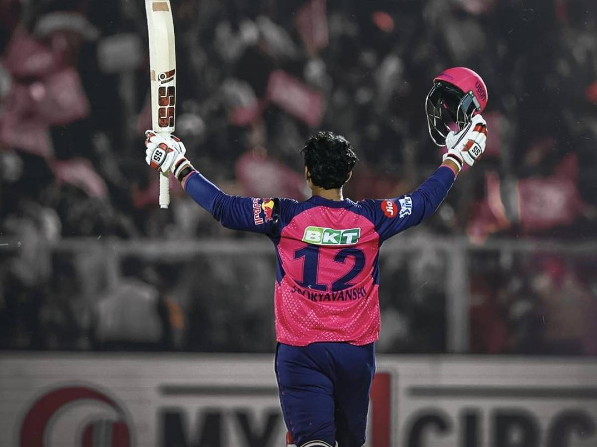 RR’s Wonder-Kid Vaibhav Suryavanshi Smashes Record