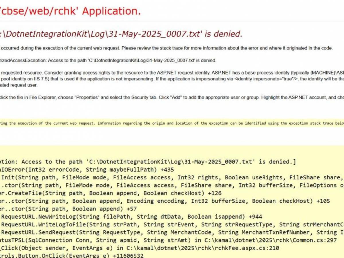CBSE Fee Payment Issues: Students Struggle With Answerbook Application Payment Errors