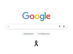 Google's Black Ribbon For Ahmedabad Plane Crash Victims